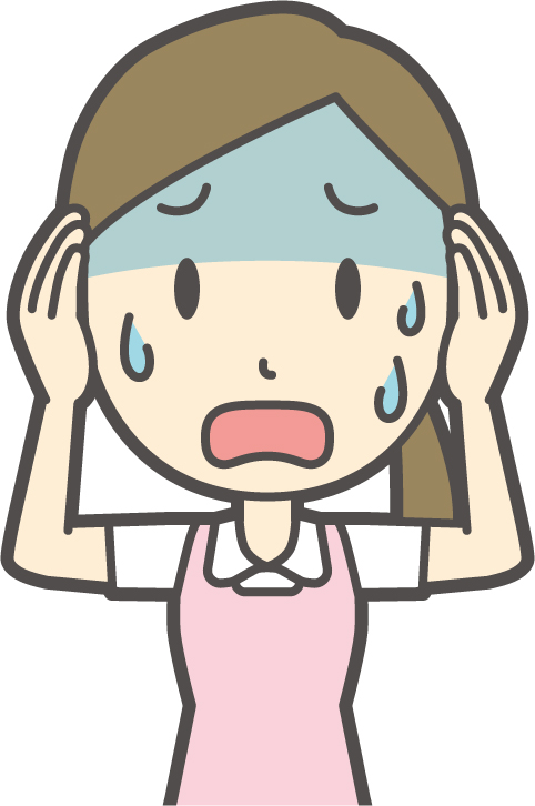 困っている保育士