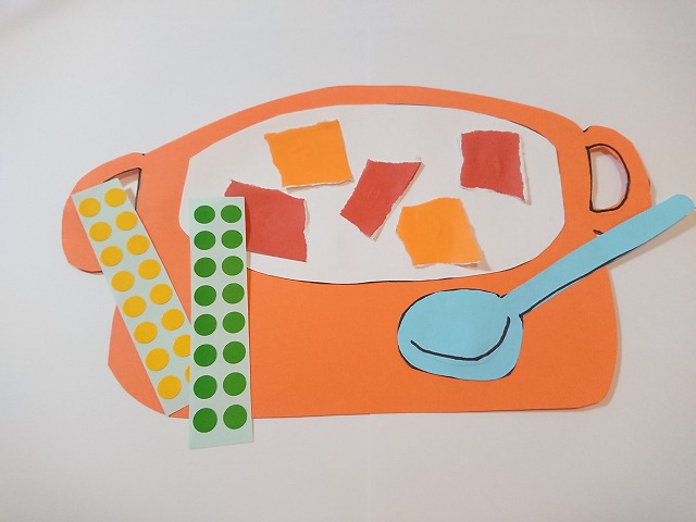 丸シールを用意する