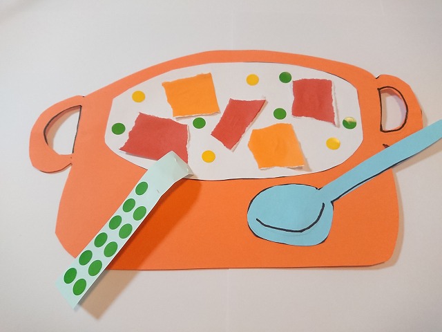 緑丸シール貼る