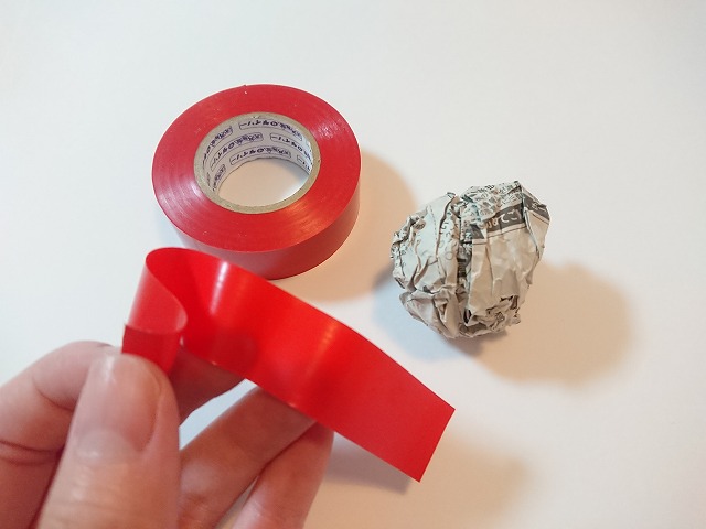 ビニールテープを巻く