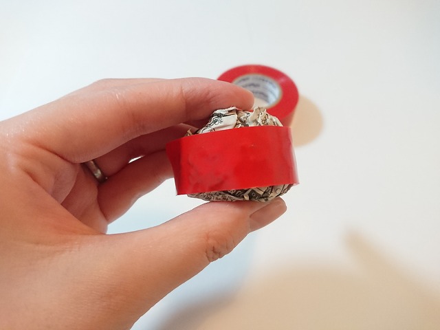 ビニールテープを巻く