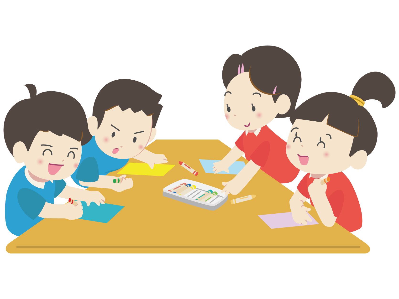 年齢・発達段階に合わせた制作準備をする