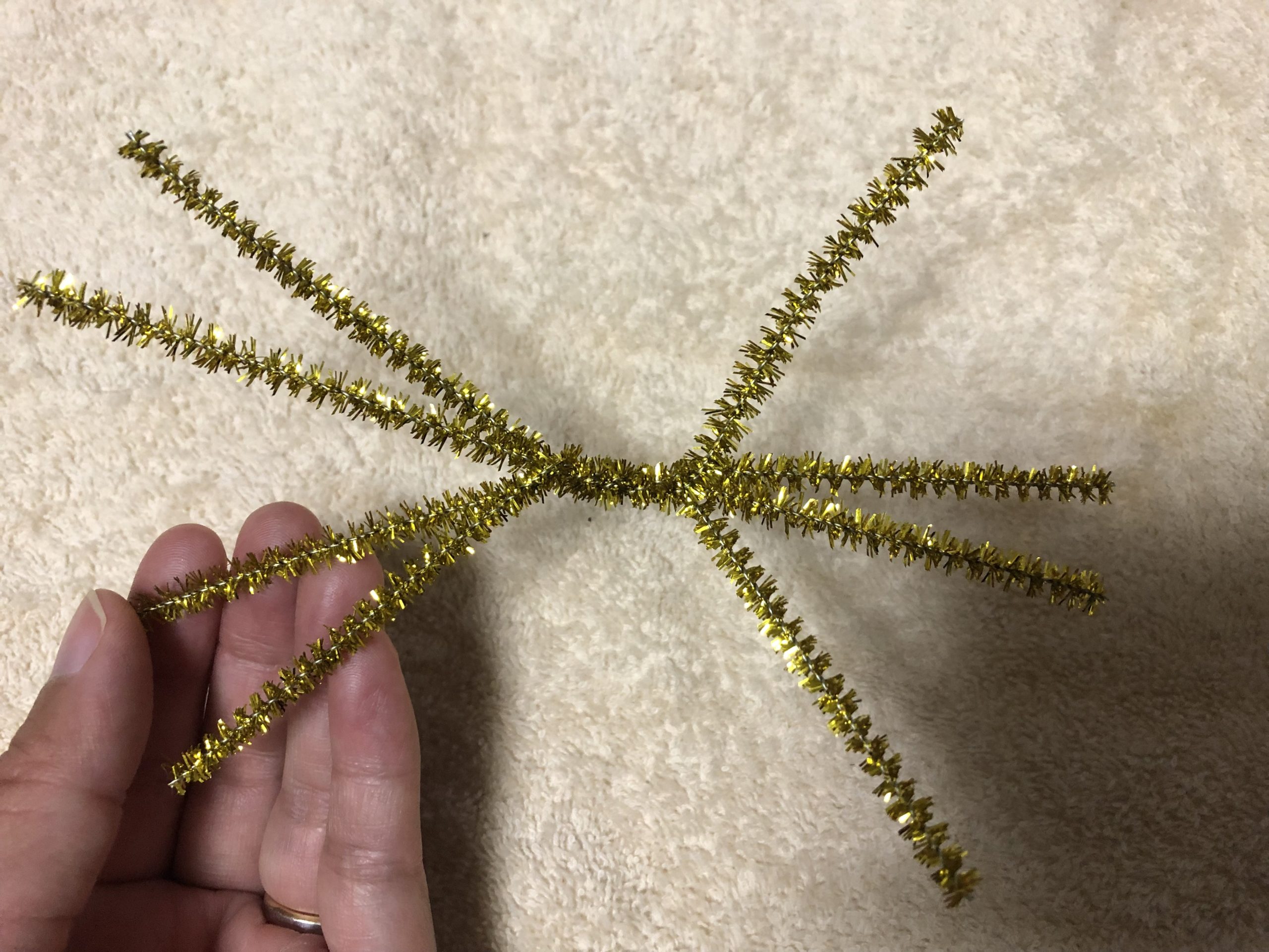 モールでクモの足を作る