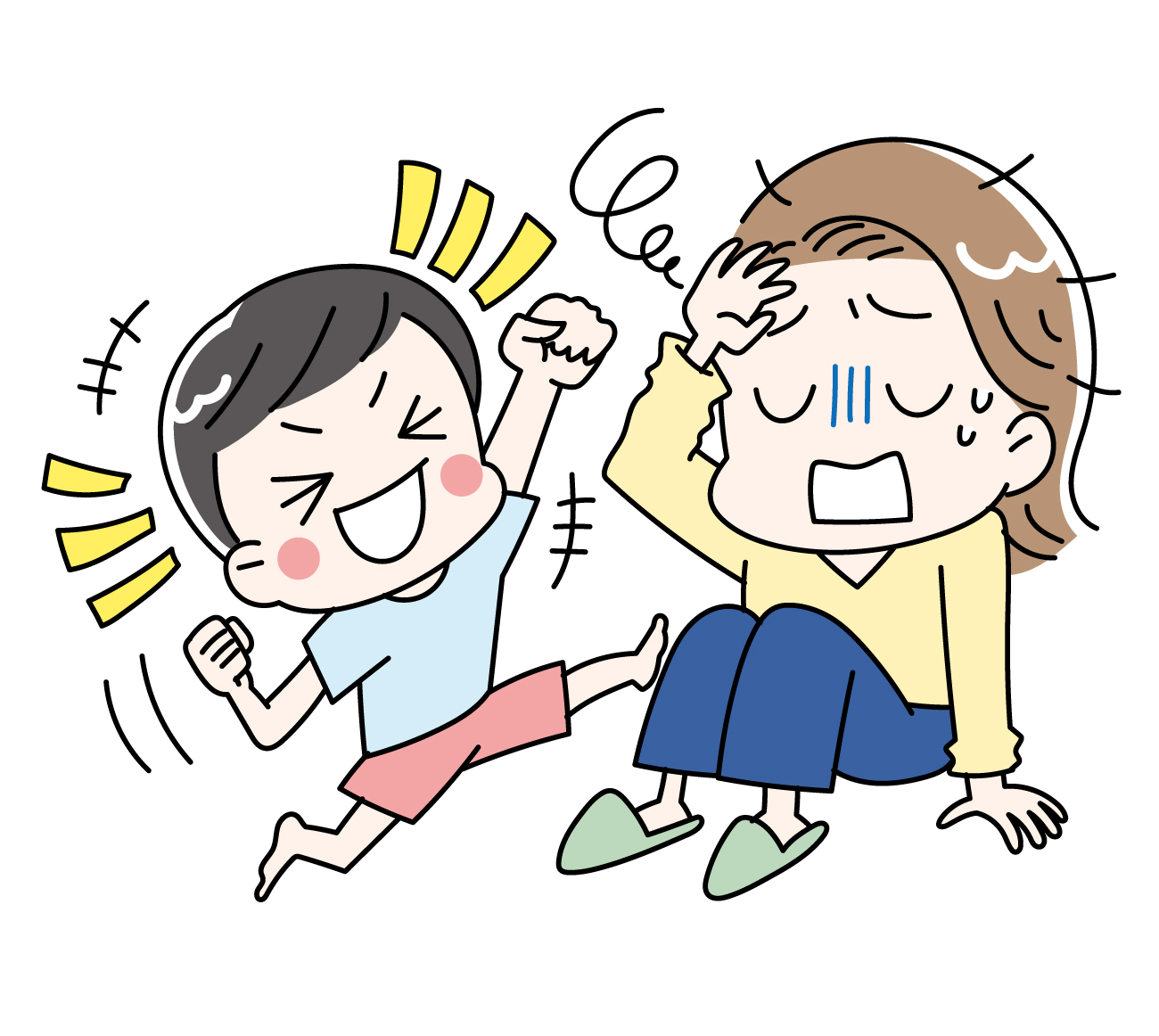 強く引っ張らないようにする