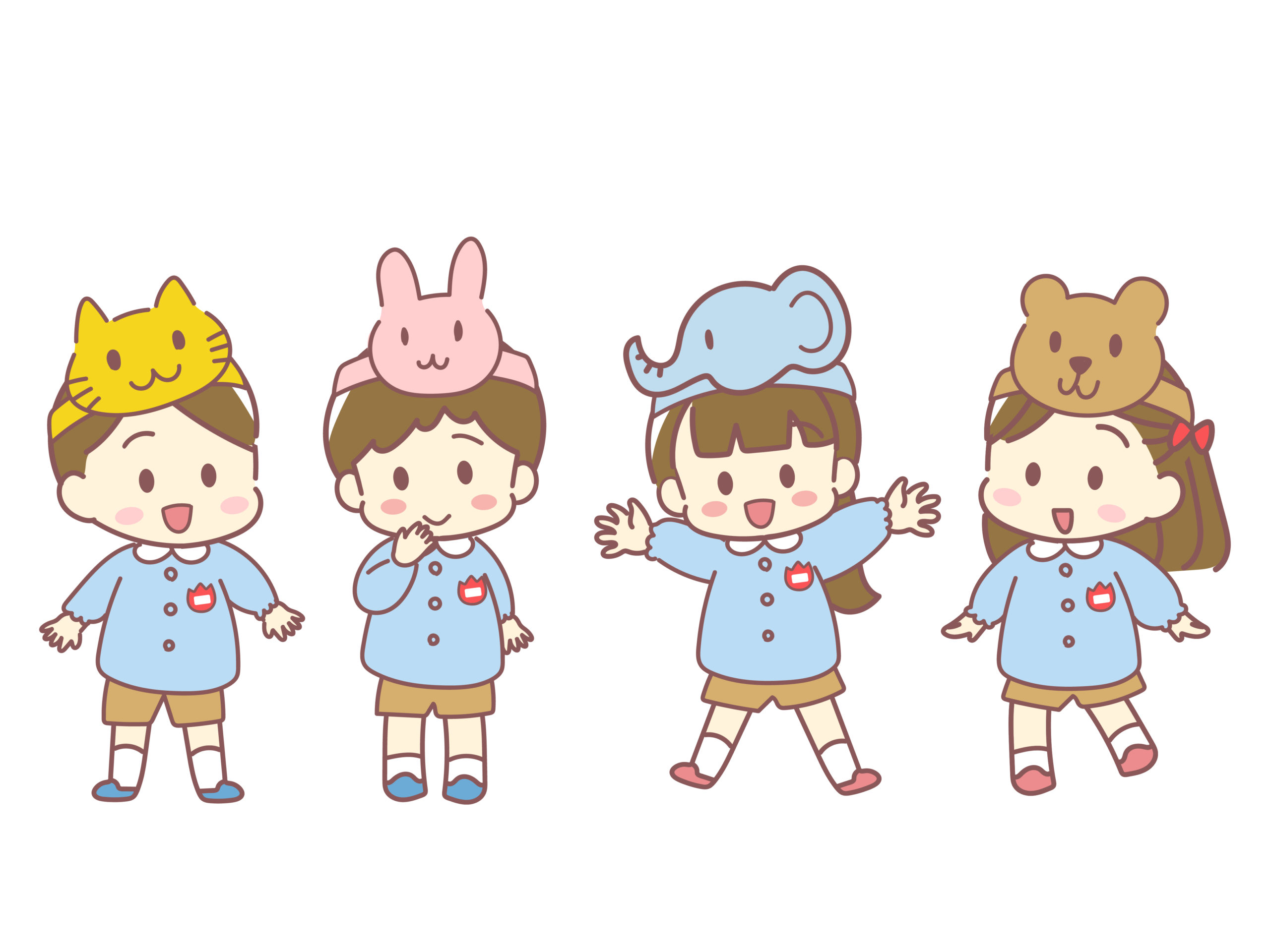 折り紙で指人形