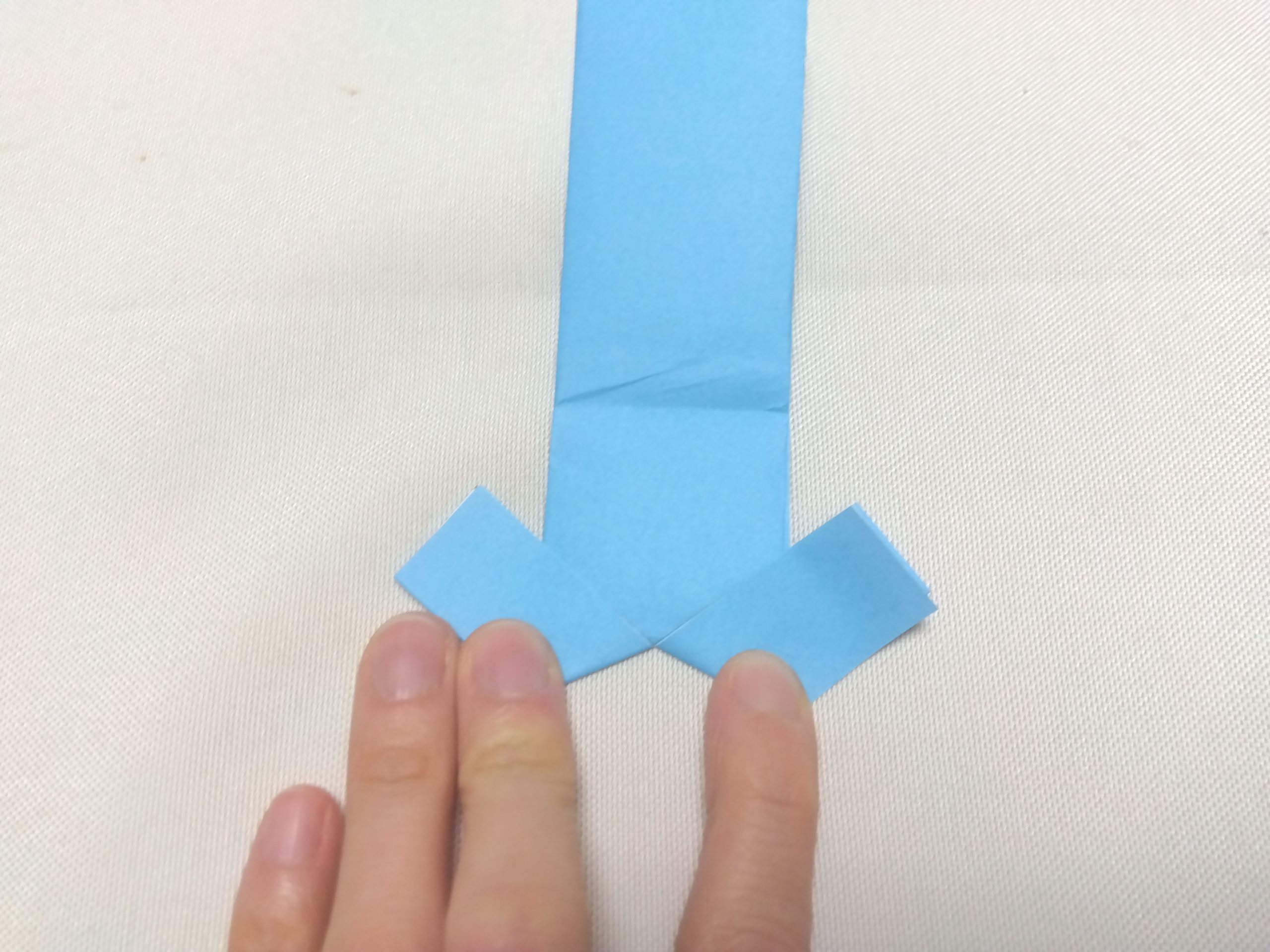 折り紙で指人形