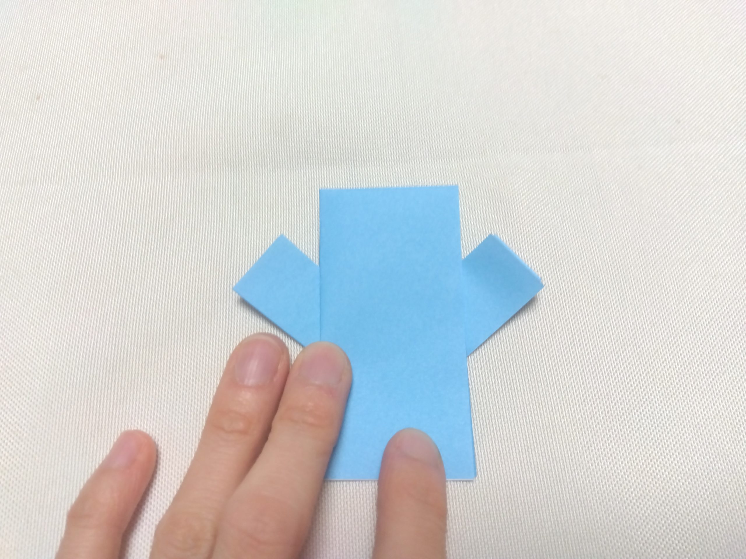 折り紙で指人形