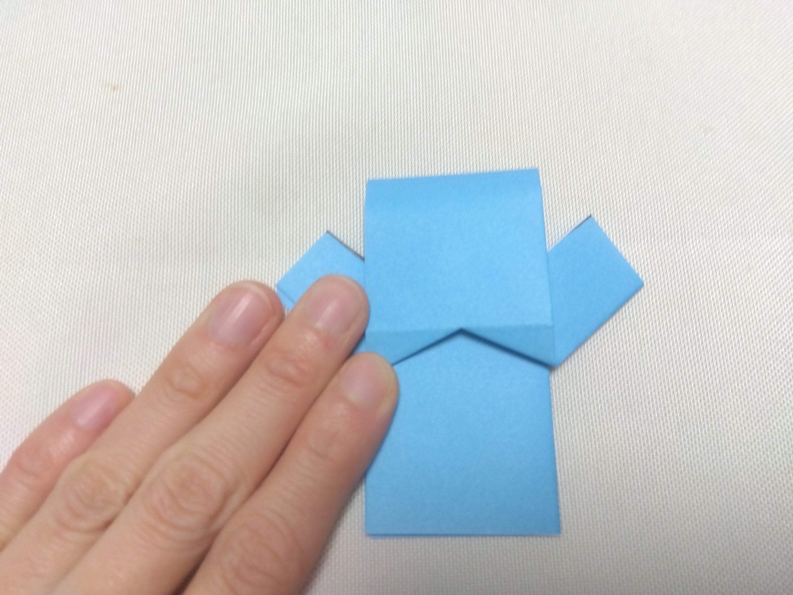 折り紙で指人形
