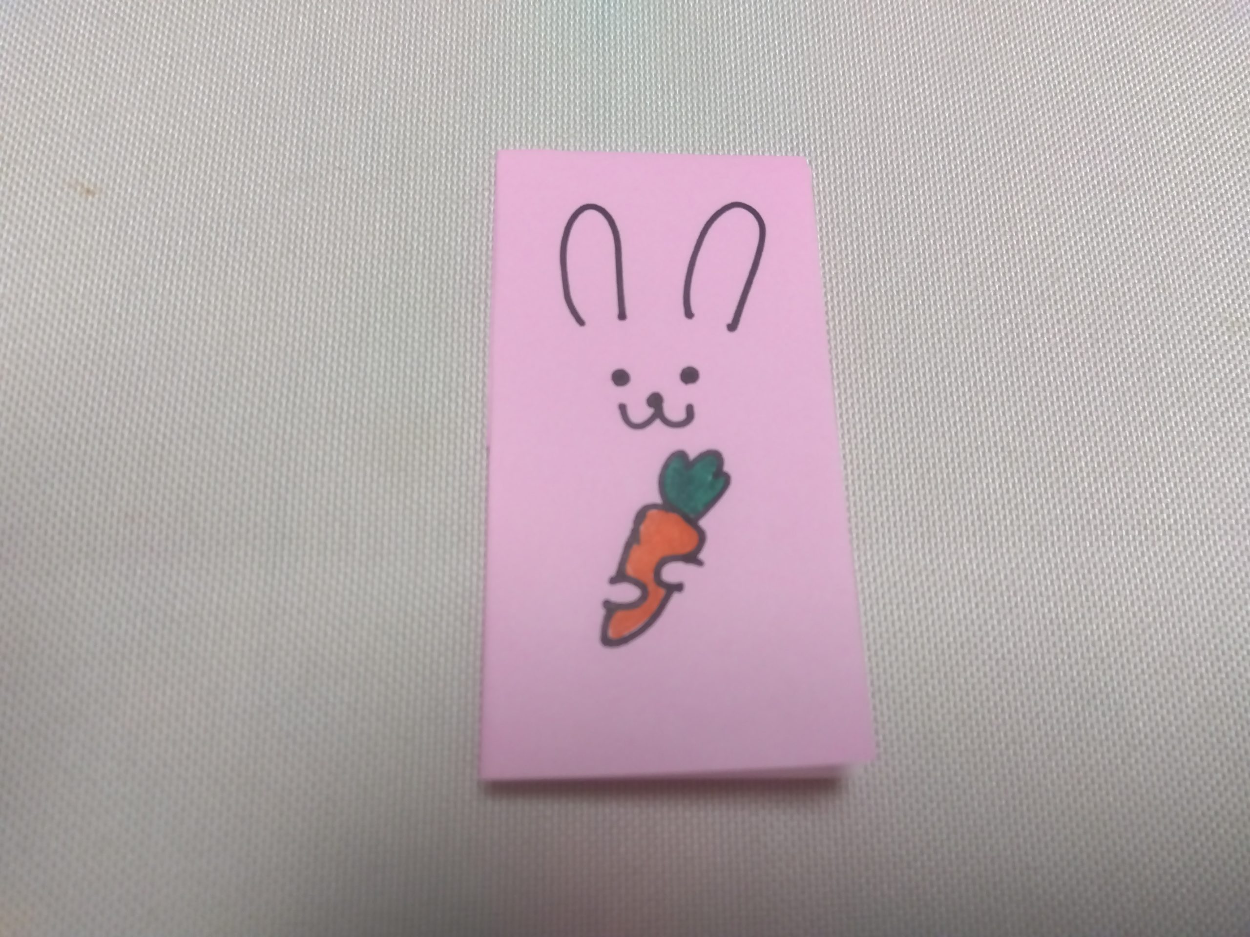 折り紙で指人形