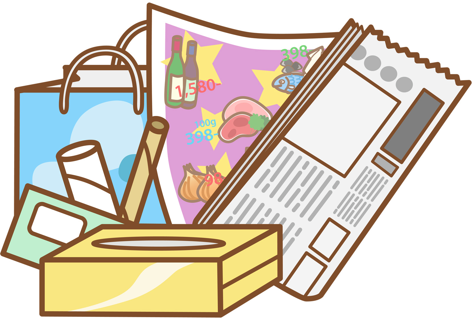 牛乳パックでコマのおもちゃ