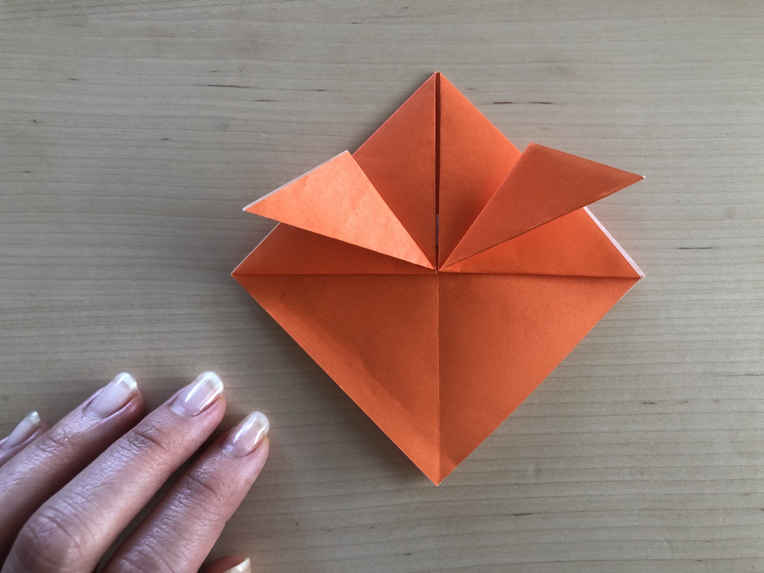 折り紙かぶと製作