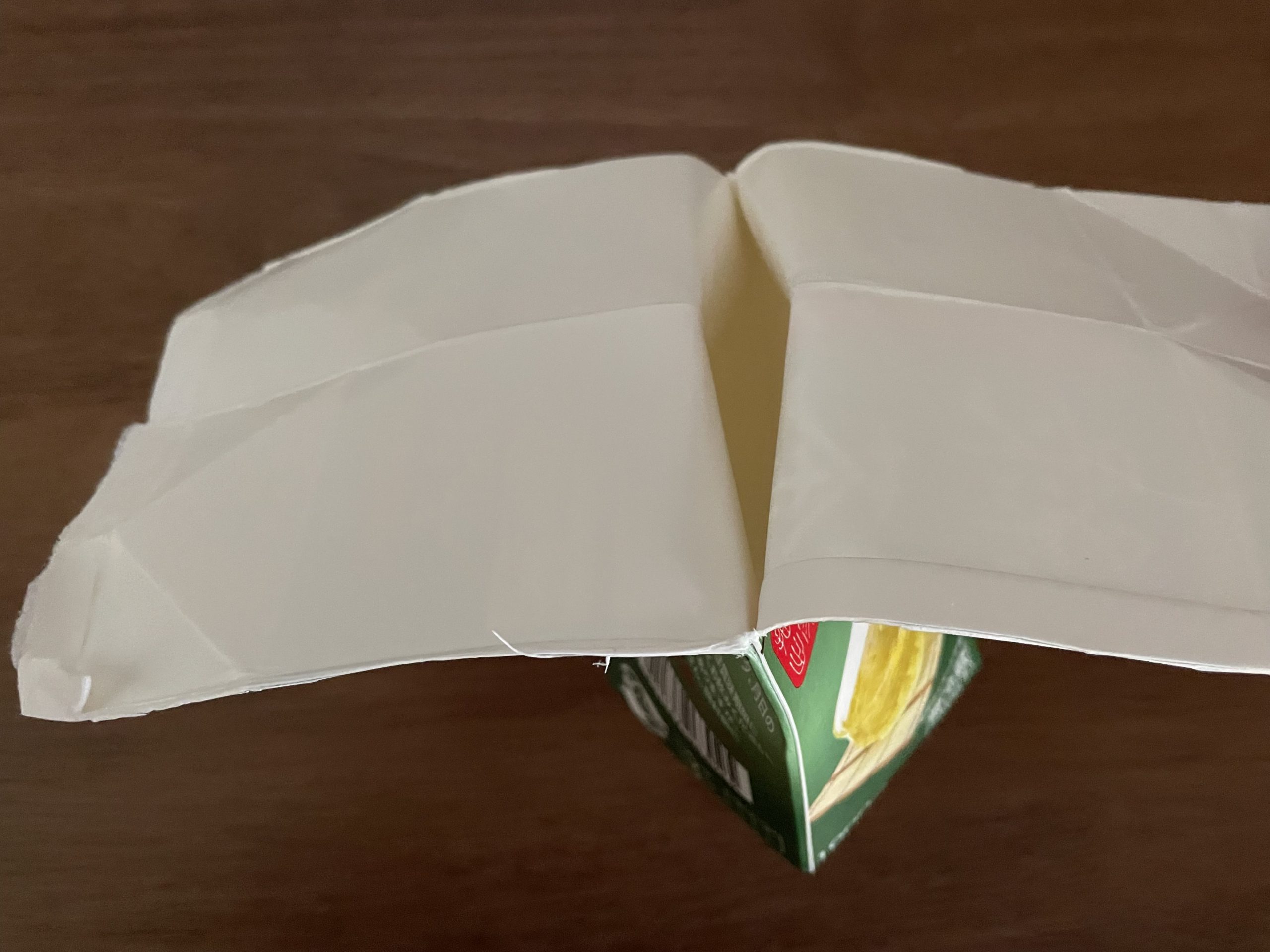 牛乳パックでパクパク人形