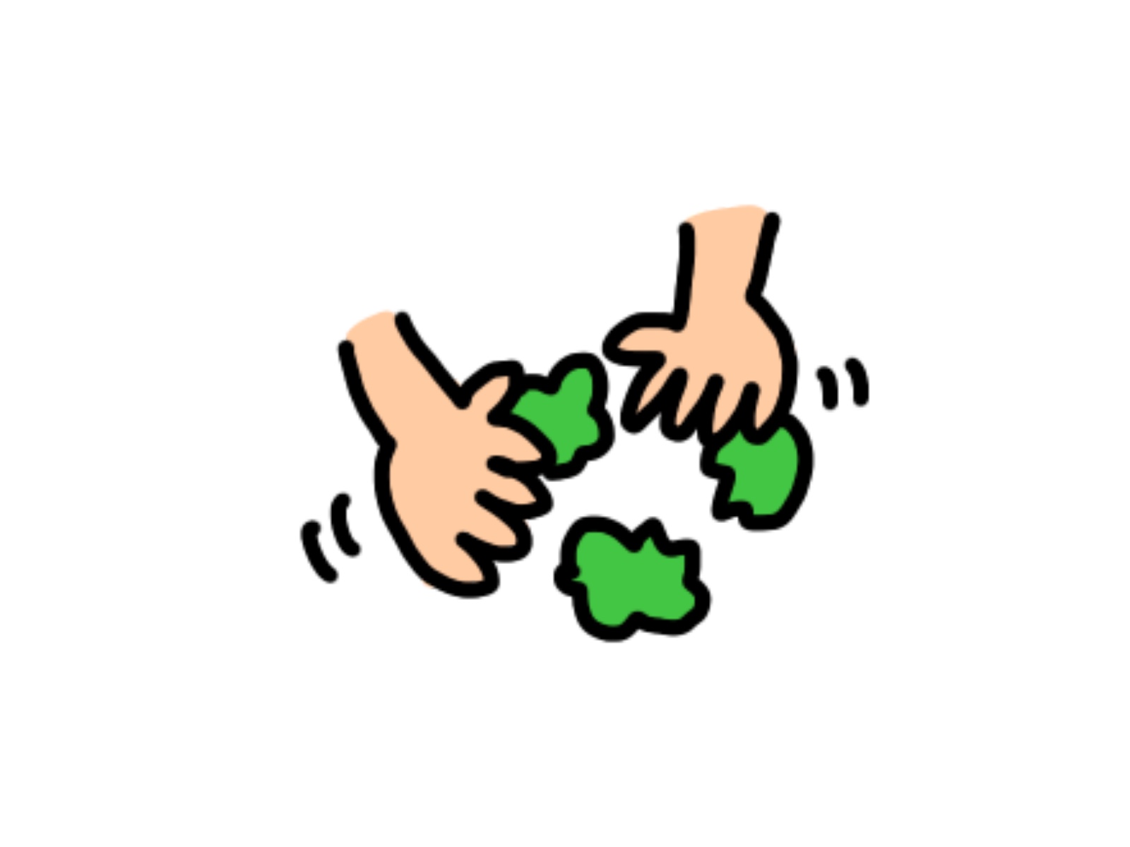 あじさいのちぎり絵の工作