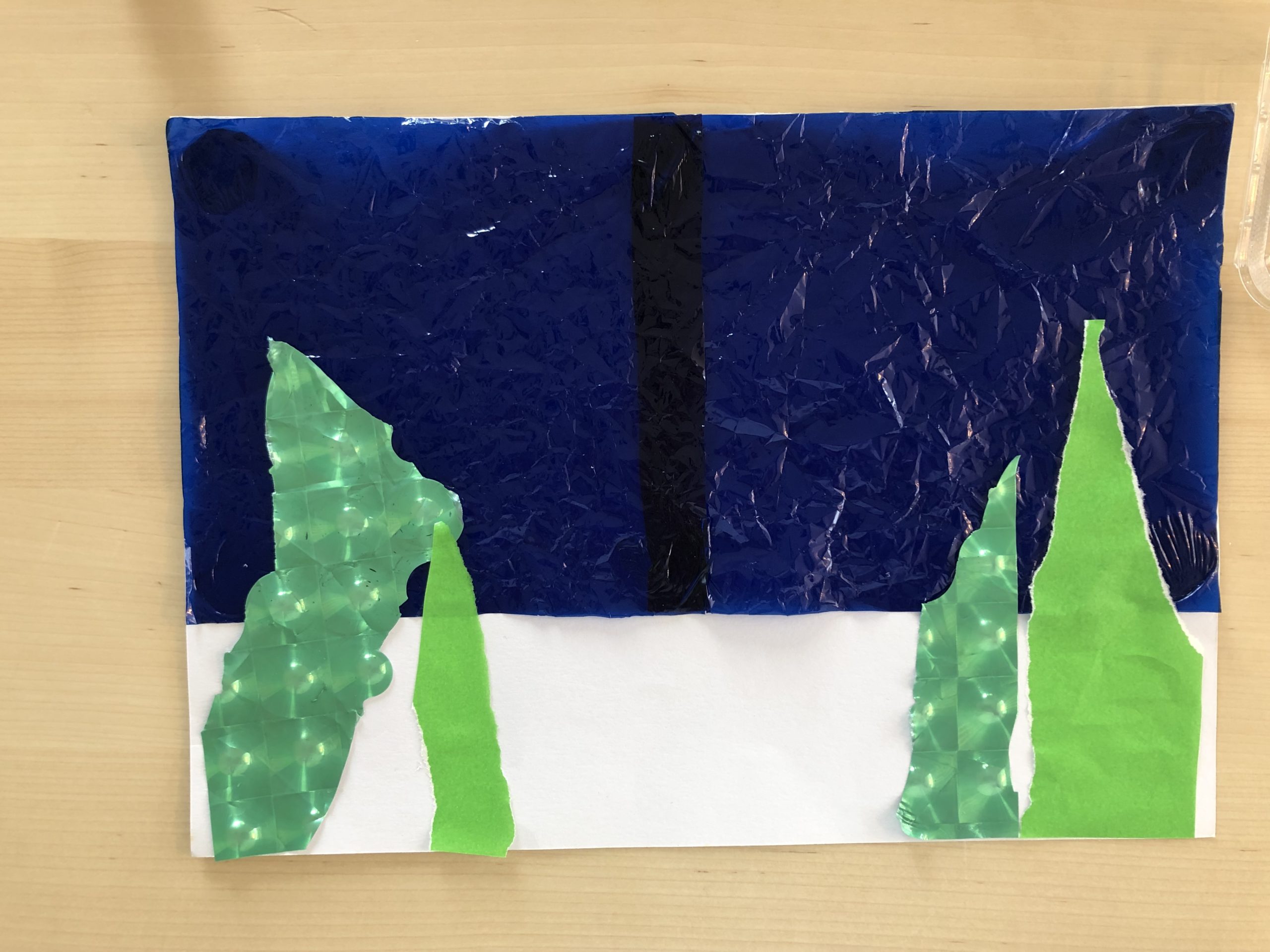 キャップの魚工作