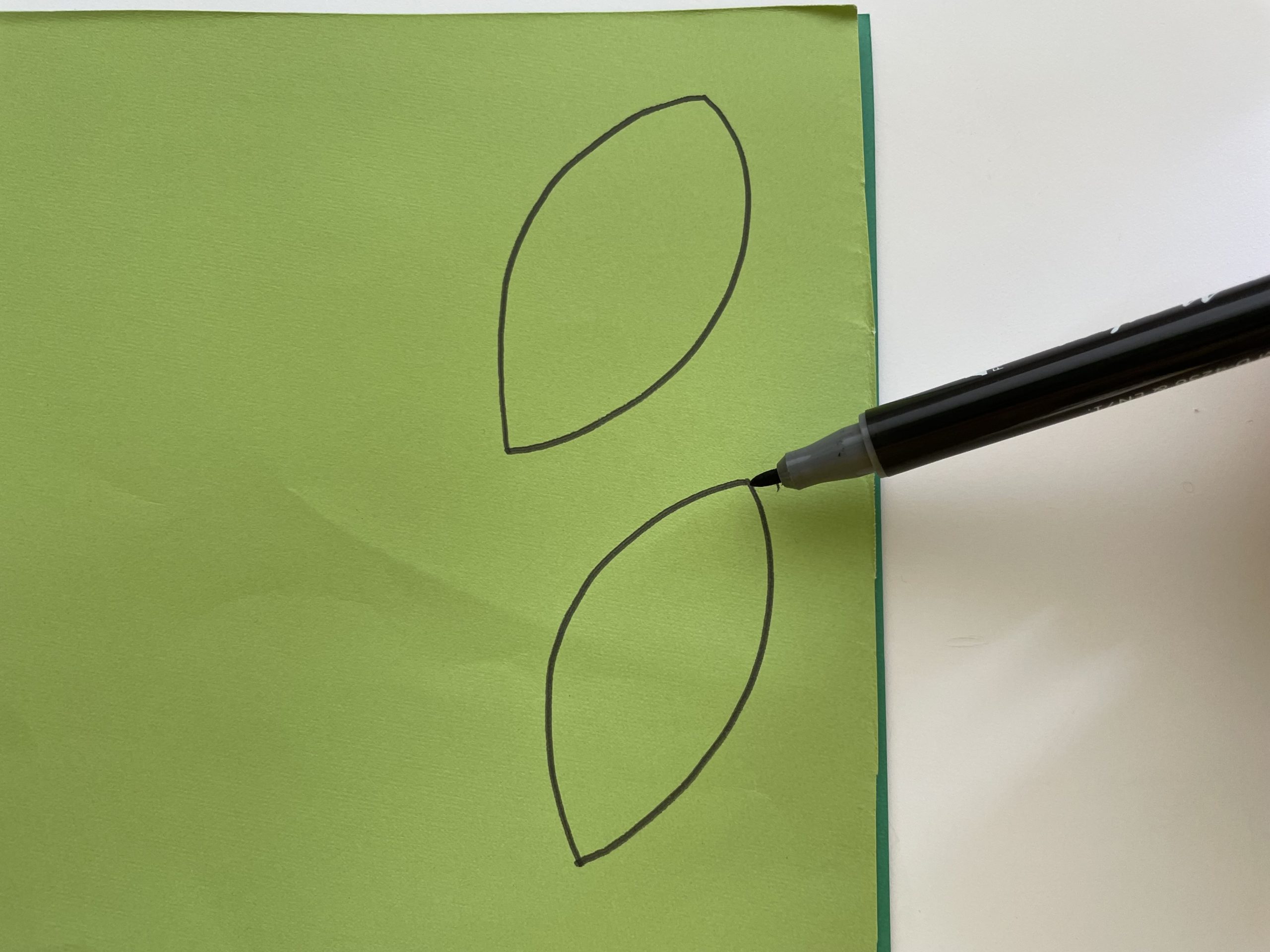 あじさいのちぎり絵の工作