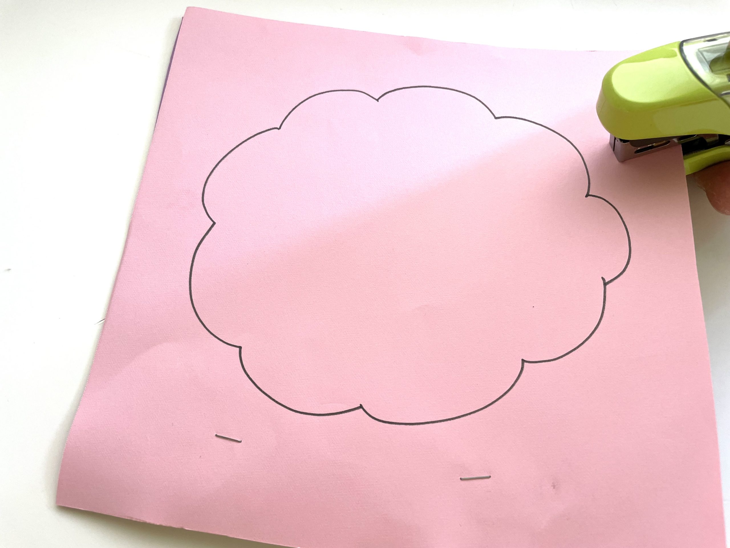 あじさいのちぎり絵の工作